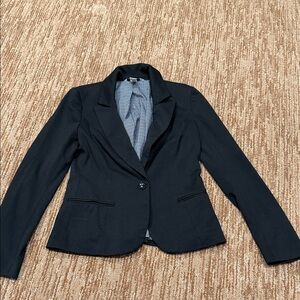 White House Black Market Women's Black Single-Button Blazer
